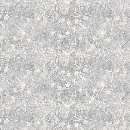 Stars Gray - Priced by the Half Yard/Cut Continuous - Purely Neutral - Blank Quilting - 3521-90