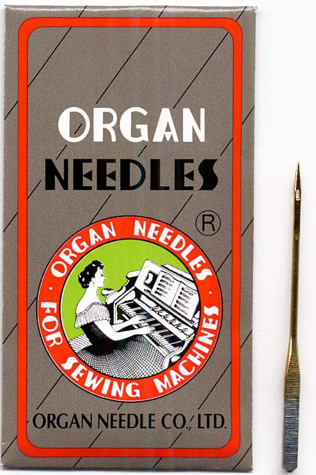 Organ Titanium Universal Machine Needle Size 12/80 - 10-pack