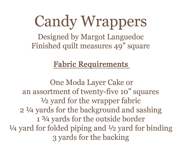 Candy Wrappers - The Pattern Basket