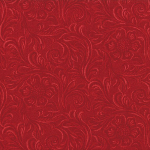 Tooled Leather Red - Moda - 11216 11