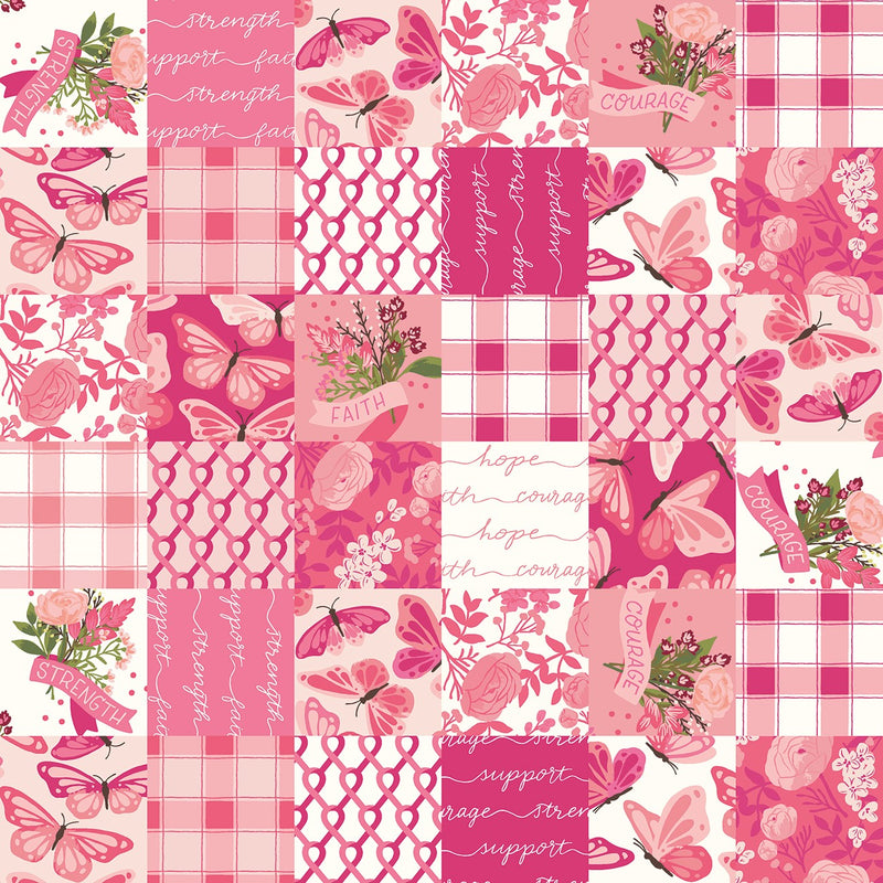 Hope In Bloom Cheater Print Pink
