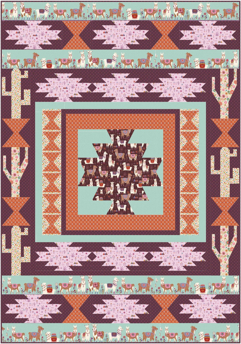 Desert Quilt Pattern -Tamarinis - Paper Pattern