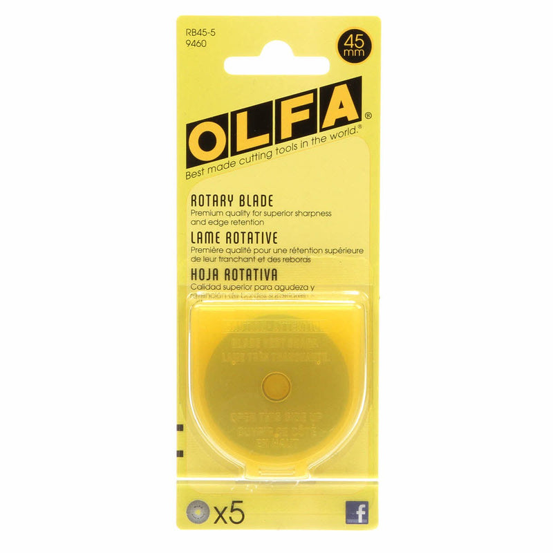 Olfa Rotary Blade 45mm 5ct