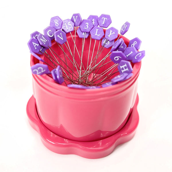 Fuchsia Magnetic Pin Cup Large Fortune