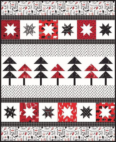 Wild At Heart - Trees Red - 100% Cotton - Riley Blake Designs - Fabric By The Yard - C9824Red