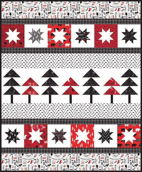 Wild At Heart - Trees Black - 100% Cotton - Riley Blake Designs - Fabric By The Yard - C9824Black