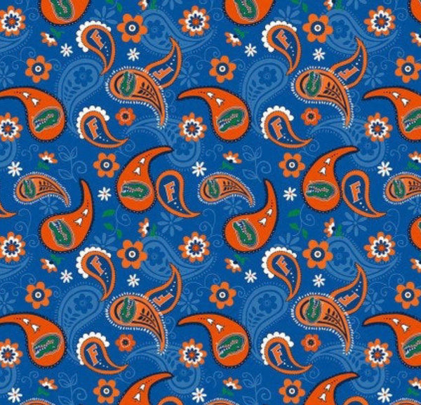 Florida Gators Fabric By The Yard - College Cottons - 100% Cotton - Sykel Enterprises - 1200