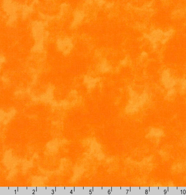 Orange Cloud Cover - Fabric By The Yard - 100% Cotton - Robert Kaufman - Blender Fabric