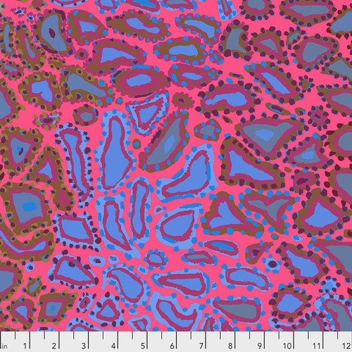Animal Pink - Brandon Mably for Kaffe Fassett - Fabric By The Yard - 100% Cotton - Animal Print - PWBM07.PINK