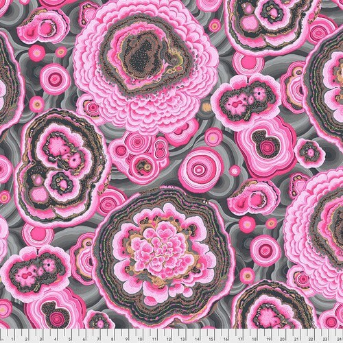 Agate Pink - Phillip Jacobs for Kaffe Fassett - Fabric By The Yard - 100% Cotton - PWPJ106.Pink