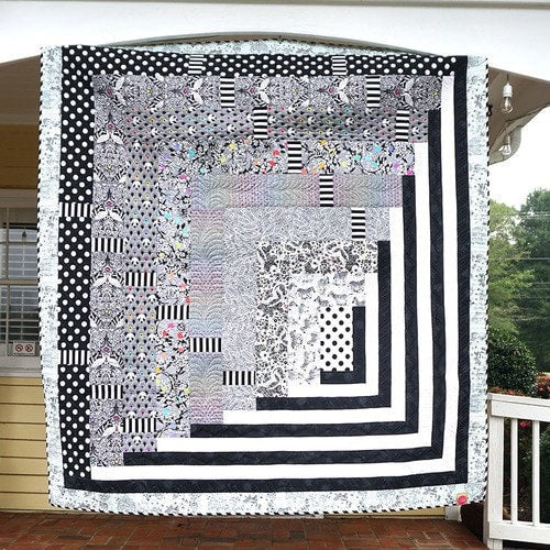 Tula Pink Linework Tent Stripe - Paper - Fabric By The Yard - 100% Cotton - Free Spirit Fabrics
