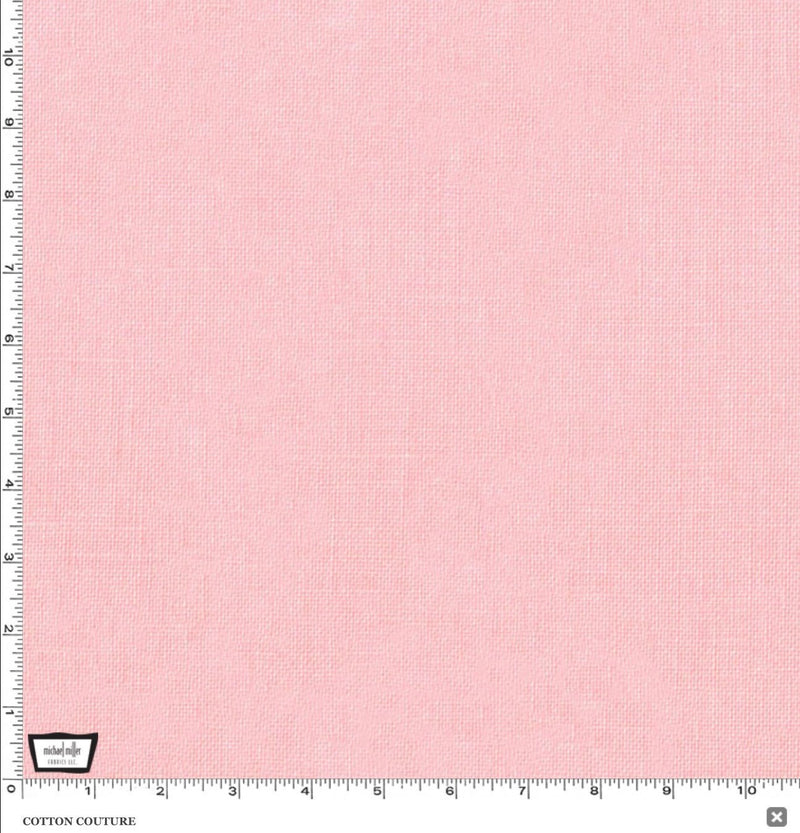 Michael Miller Cotton Couture Love - 100% Cotton - Solid Quilt Fabric - Light Pink