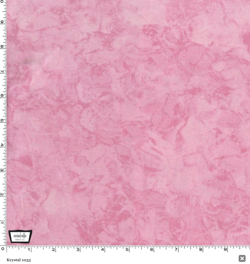 Light Rose Michael Miller Krystal- 100% Cotton - Marble Quilt Fabric - Basics and Blenders - Light Pink - 1033-D