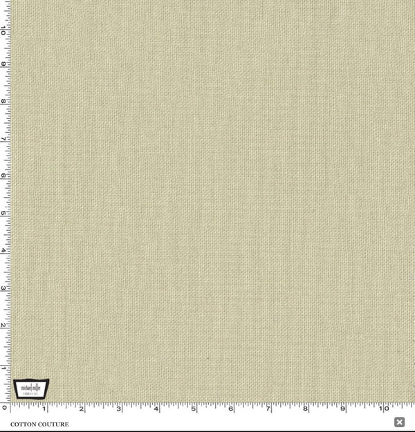 Michael Miller Cotton Couture Linen - 100% Cotton - Solid Quilt Fabric - Beige