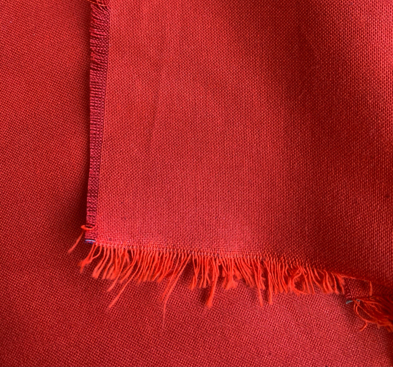 Peppered Cotton TOMATO Red 76 - by Pepper Cory for Studio E Fabrics - Shot Cotton - E-PEPPR-76-SOL