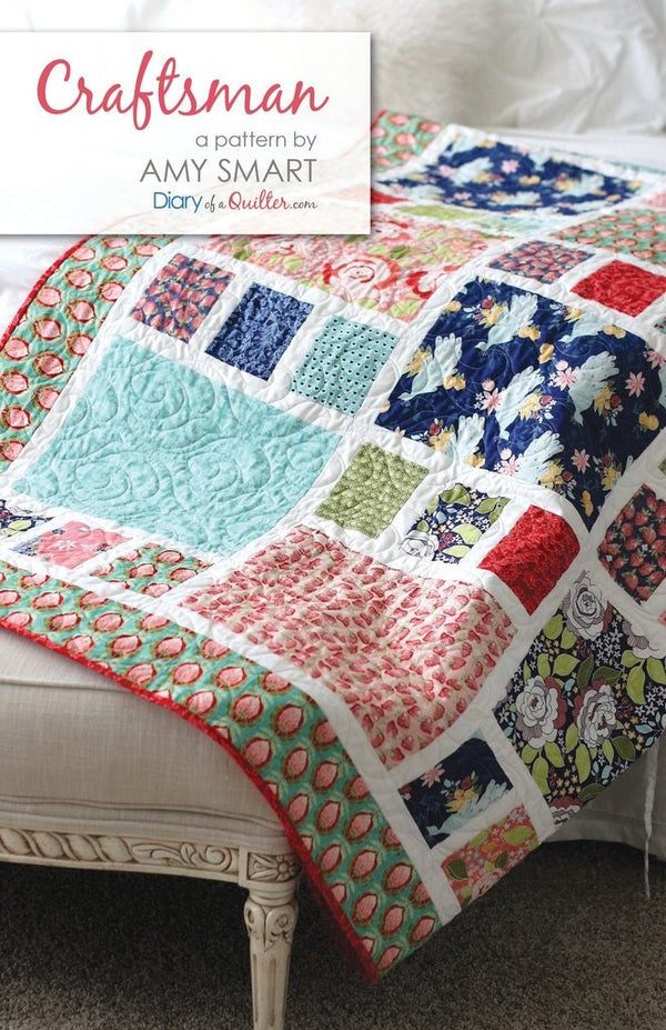 Craftsman by Amy Smart - Diary of a Quilter - Fat Quarter Friendly - Paper Pattern