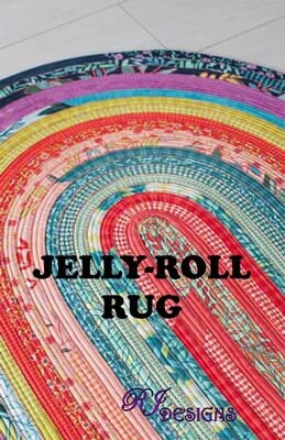 Jelly Roll Rug - Oval - Paper Pattern - RJ Designs