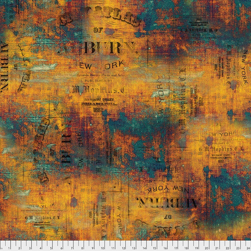 Urban Grunge - Abandoned by Tim Holtz - Fabric By The Yard 