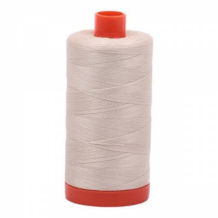 50wt Aurifil Light Beige 2310 - 100% Egyptian Cotton Mako Thread - 1422 yards - Aurifil #A1050-2310