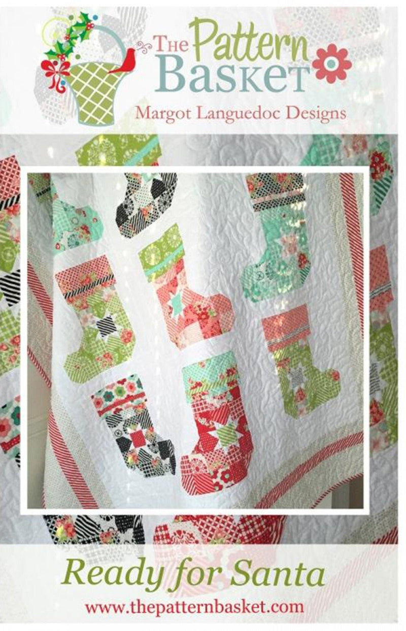 Ready for Santa - Stocking Quilt - The Pattern Basket - Paper Pattern