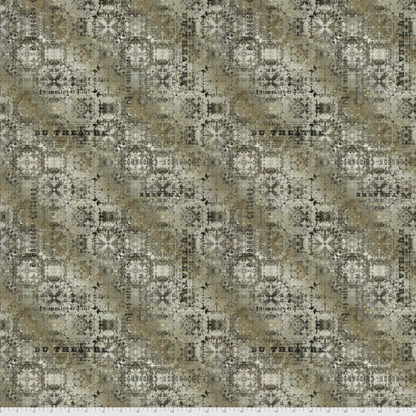 Du Theater - Abandoned 2 by Tim Holtz - Fabric By The Yard - 100% Cotton - Free Spirit Fabrics - PWTH139.NEUTRAL