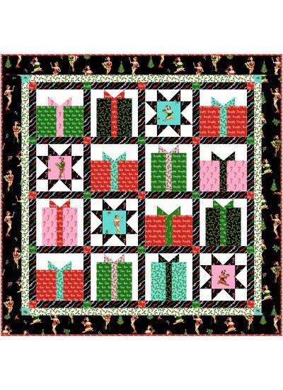 Candy Cane Wishes Pink, Under the Mistletoe, Michael Miller Fabrics, 100% Cotton, Christmas fabric, CX9807-PINK-D