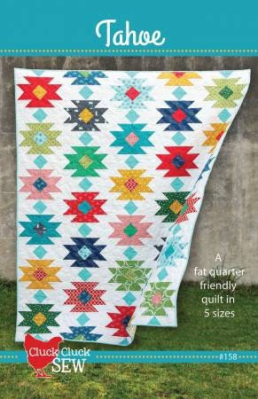 Tahoe Quilt Pattern - Paper Pattern - Cluck Cluck Sew - Fat Quarter Quilt Pattern