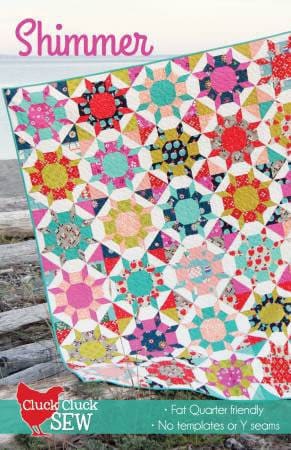 Shimmer Quilt Pattern - Paper Pattern - Cluck Cluck Sew - Fat Quarter Quilt Pattern