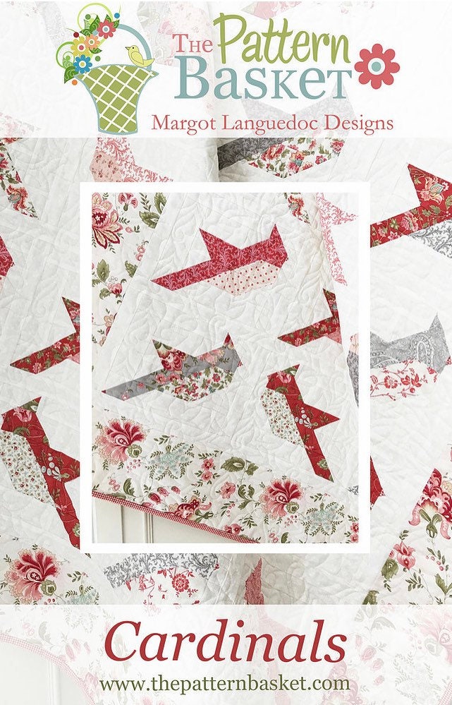 Cardinals Quilt Pattern - The Pattern Basket - Paper Pattern