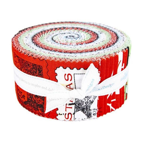 All About Christmas Design Roll, J Wecker Frisch for Riley Blake Designs, 100% Cotton, Christmas fabric, RP-10790-40