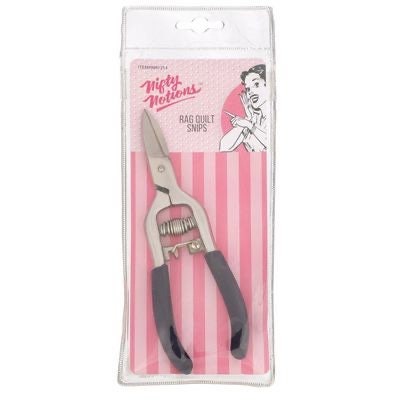 Rag Quilt Snips - Nifty Notions - 6.25 inch - Fabric Snips - Scissors
