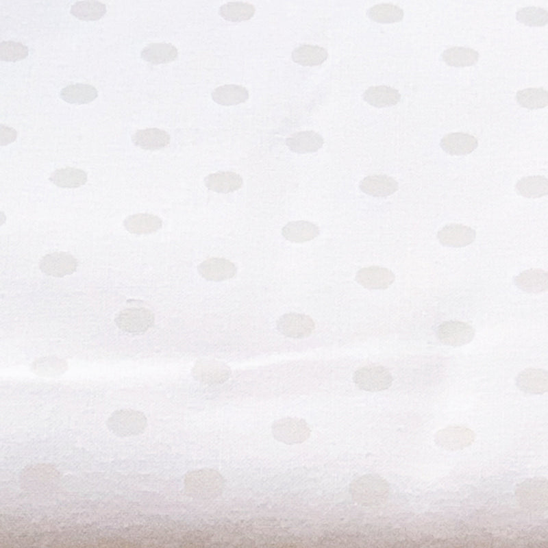 Ramblings 10 Dot - White on White - 100% Cotton - P&B Textiles - RA10