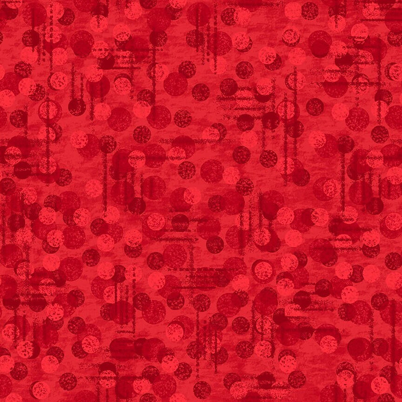 Jot Dot Red - 100% Cotton - Blank Quilting - Fabric by the Yard - 9570-88