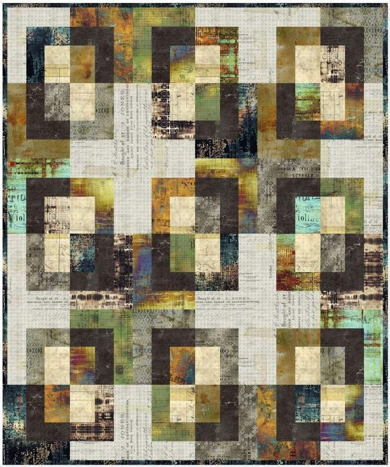 Writing Specimen - Abandoned by Tim Holtz - Fabric By The Yard - 100% Cotton - Free Spirit Fabrics - PWTH135.SIENNA