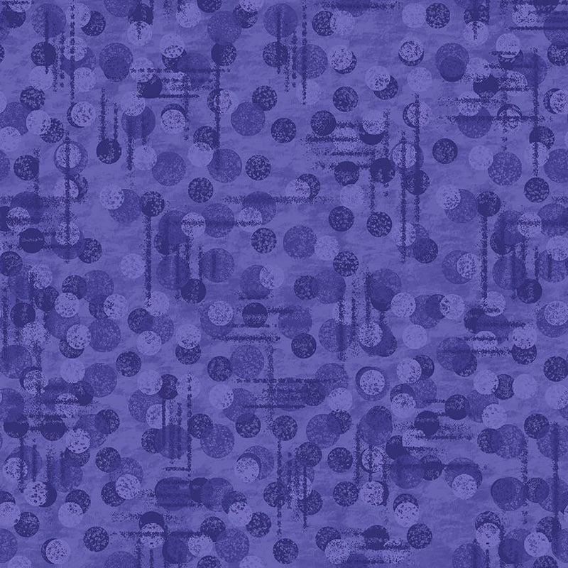 Jot Dot Purple - 100% Cotton - Blank Quilting - Fabric by the Yard - 9570-55
