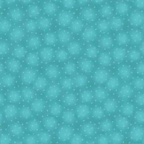 Starlet Teal - 100% Cotton - Blank Quilting - Fabric by the Yard - 6383-TEAL