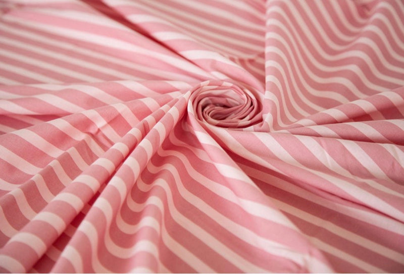 Stripes Pink Sonnet Dusk - Floral - 100% Cotton - Riley Blake Designs - Fabric By The Yard - C11295-PINK
