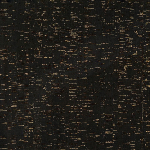 Natural Cork Fabric - Black/Gold - Belagio - 18” x 15”
