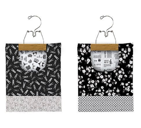 Large Floral Black and White - Laundry Room - 100% Cotton - Chelsea Design Works - StudioE Fabrics - 5953-99