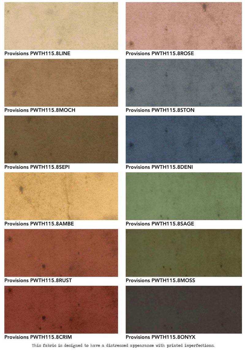 Rust Provisions by Tim Holtz - Fabric By The Yard - 100% Cotton - Free Spirit Fabrics - PWTH115.8RUST