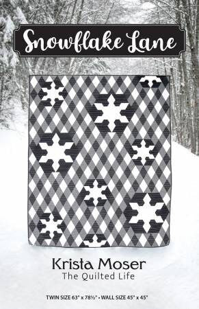 Snowflake Lane by Krista Moser of The Quilted Life - Paper Pattern