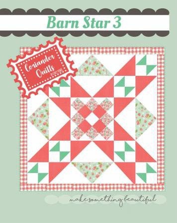 Barn Star 3 by Corey Yoder for Coriander Quilts - Wall Hanging - Paper Pattern