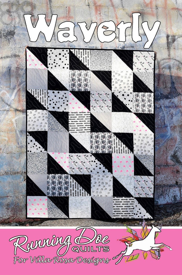 Waverly Quilt Pattern - Postcard Pattern - Running Doe Quilts 