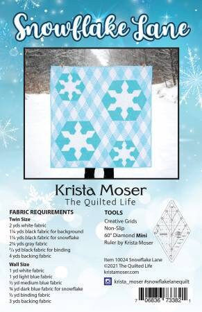 Snowflake Lane by Krista Moser of The Quilted Life - Paper Pattern