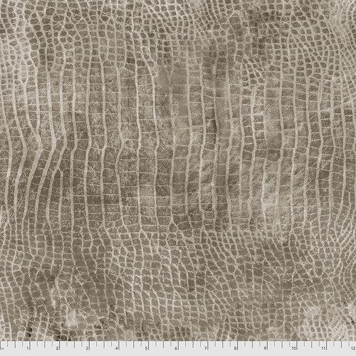 Worn Croc Pebble - Tim Holtz - Fabric By The Yard - 100% Cotton - Free Spirit Fabrics - Beige - PWTH020.PEBBLE