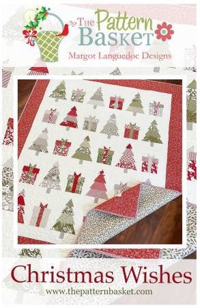 Christmas Wishes Quilt Pattern - Christmas Tree Quilt - The Pattern Basket - Paper Pattern