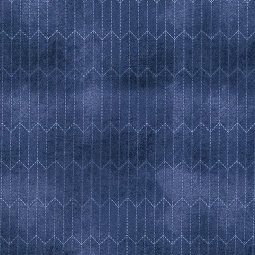 Chalk Lines Blue - Foundations by Tim Holtz - Fabric By The Yard - 100% Cotton - Free Spirit Fabrics - PWTH067.8BLUE