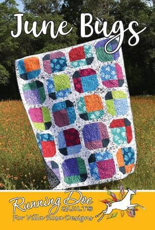 June Bugs Quilt Pattern - Postcard Pattern - Running Doe Quilts - Villa Rosa Designs - Layer Cake Quilt Pattern - VRDRD054