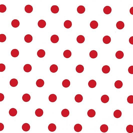 That’s It Dot - Peppermint - Red - Polka Dots - Fabric By The Yard - 100% Cotton - Michael Miller Fabrics - CX2489-PEPP-D