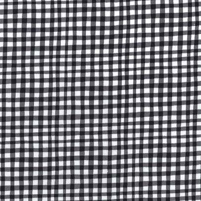 Gingham Play Black - Black and White Gingham - Michael Miller - Fabric By The Yard - 100% Cotton - CX7161-BLAC-D